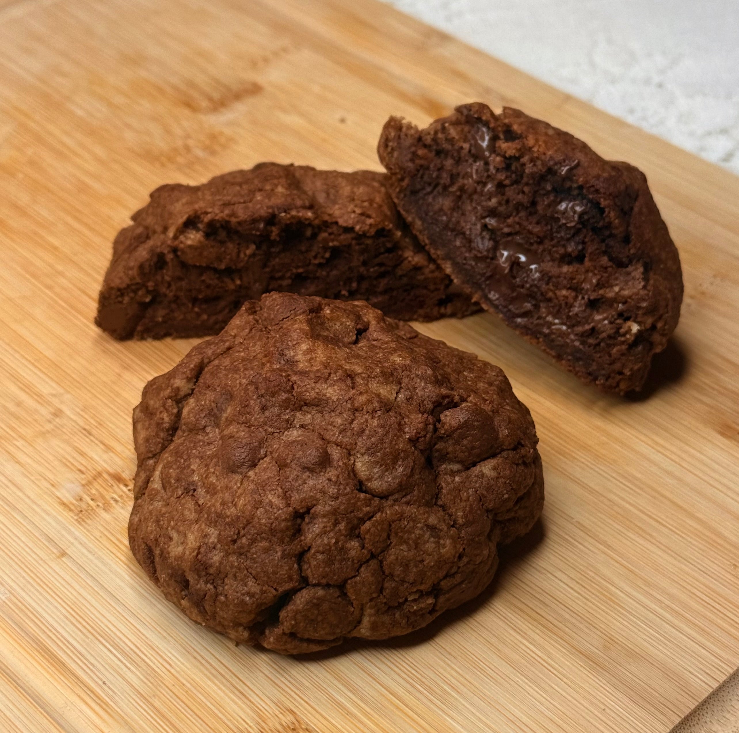 Triple Chocolate Chip Cookie